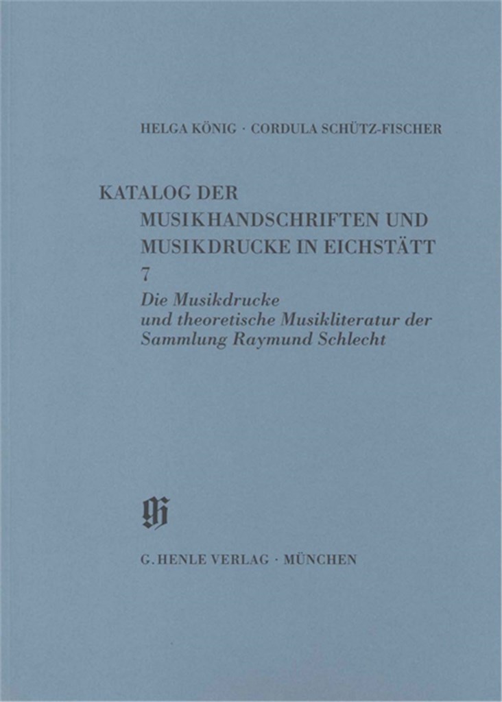 Eichstätt: Musikdrucke u. theor. Musikliteratur